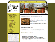 Tablet Screenshot of canton-grill.com